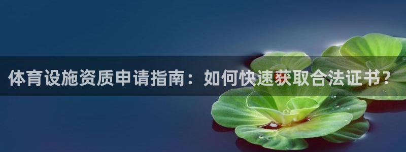 意昂4集团官网首页网址：体育设施资质申请指南：如何快