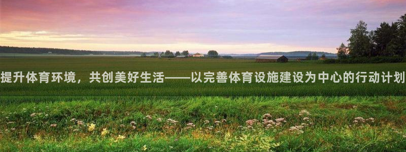 意昂4开户：提升体育环境，共创美好生活——以完善体育